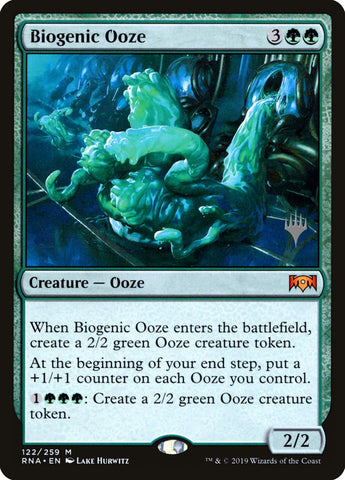 Biogenic Ooze (Promo Pack) [Ravnica Allegiance Promos] Magic: The Gathering