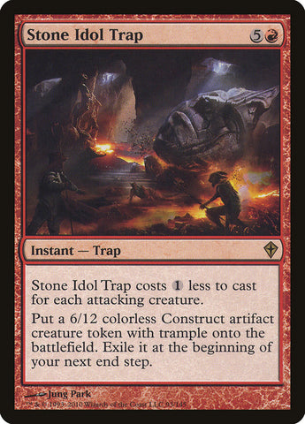 Stone Idol Trap [Worldwake] Magic: The Gathering