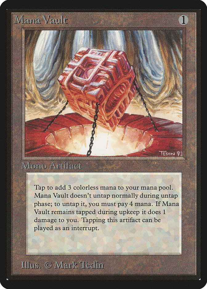 Mana Vault [Beta Edition] Magic: The Gathering