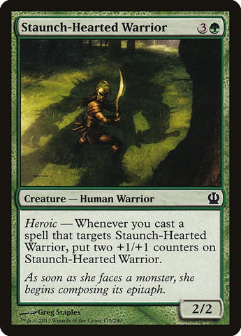 Staunch-Hearted Warrior [Theros] Magic: The Gathering
