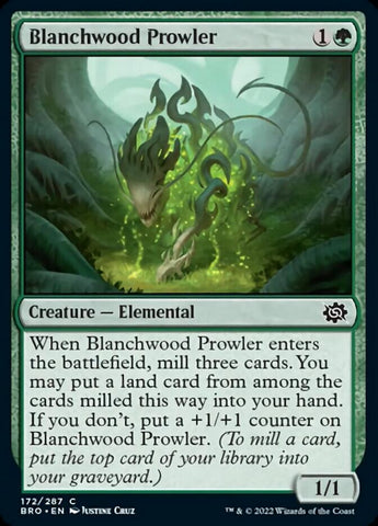 Blanchwood Prowler [The Brothers' War] Magic: The Gathering