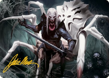 Drider Art Card (Gold-Stamped Signature) [Dungeons & Dragons: Adventures in the Forgotten Realms Art Series] Magic: The Gathering