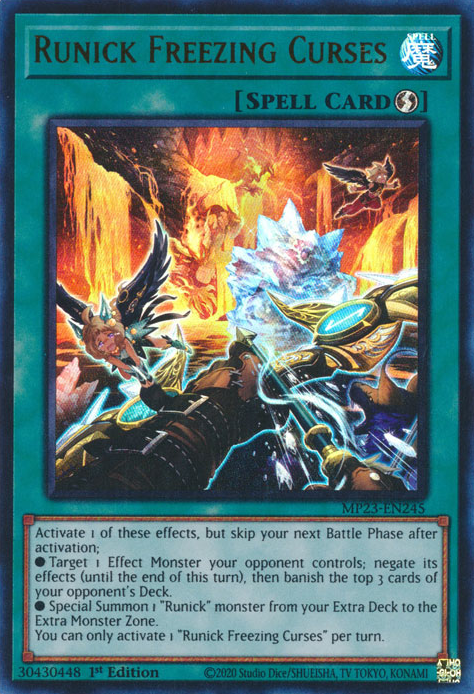 Runick Freezing Curses [MP23-EN245] Ultra Rare Yu-Gi-Oh!