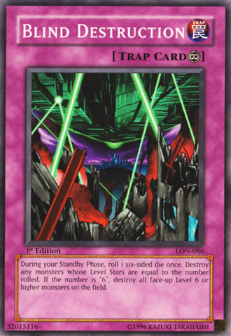 Blind Destruction [LON-086] Common Yu-Gi-Oh!