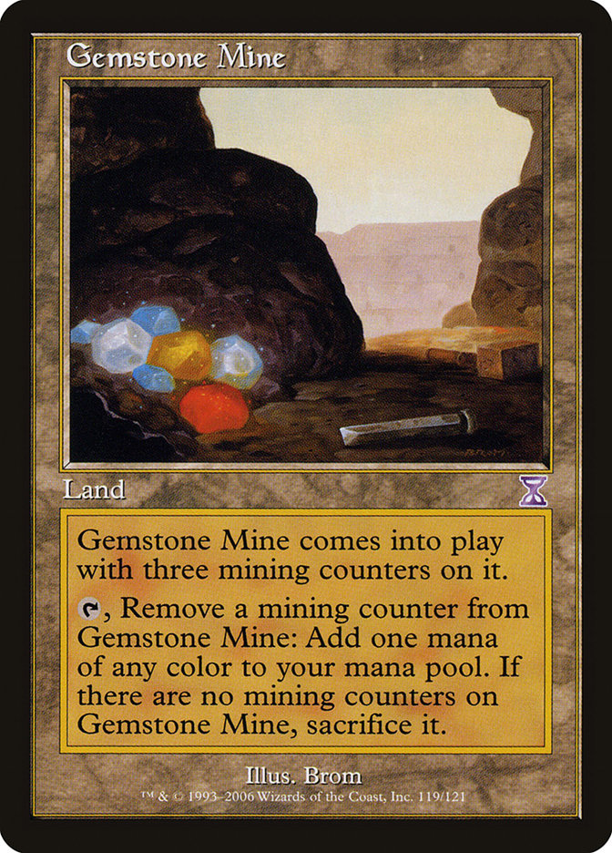 Gemstone Mine [Time Spiral Timeshifted] Magic: The Gathering