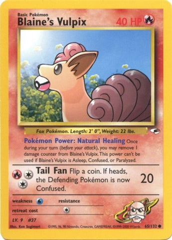 Blaine's Vulpix (65/132) [Gym Heroes Unlimited] Pokémon