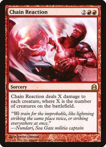 Chain Reaction [Commander 2011] Magic: The Gathering