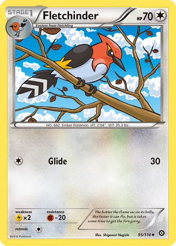 Fletchinder (95/114) [XY: Steam Siege] Pokémon