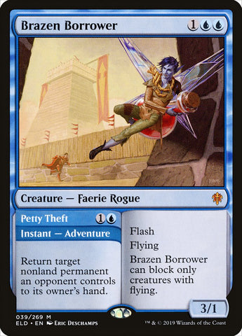 Brazen Borrower // Petty Theft [Throne of Eldraine] Magic: The Gathering