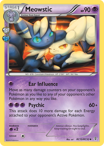 Meowstic (RC15/RC32) [XY: Generations] Pokémon