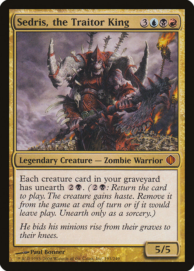 Sedris, the Traitor King [Shards of Alara] Magic: The Gathering