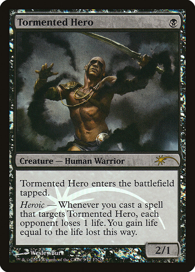 Tormented Hero [Friday Night Magic 2014] Magic: The Gathering