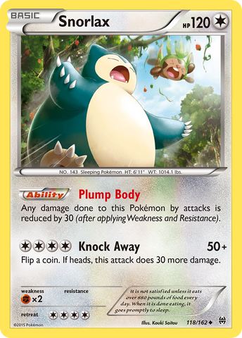 Snorlax (118/162) [XY: BREAKthrough] Pokémon