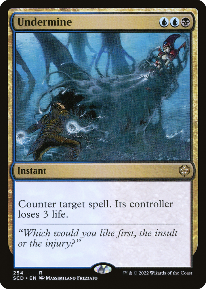 Undermine [Starter Commander Decks] Magic: The Gathering