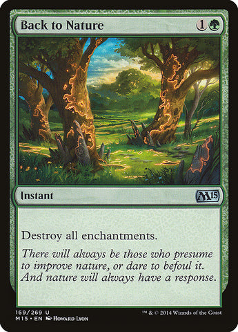 Back to Nature [Magic 2015] Magic: The Gathering