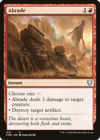Abrade [Commander Legends] Magic: The Gathering