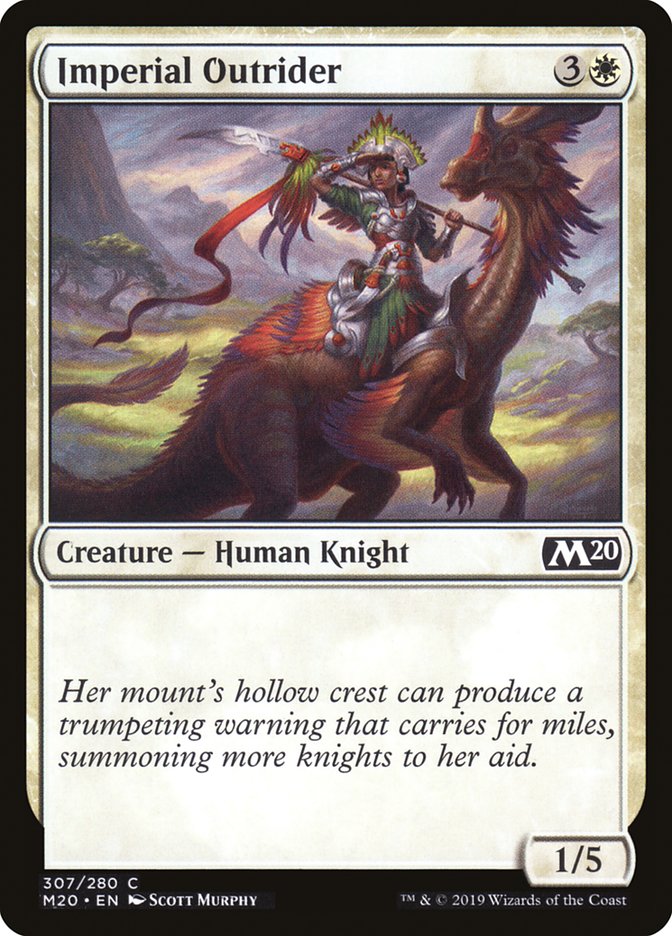 Imperial Outrider [Core Set 2020] Magic: The Gathering