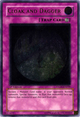 Cloak and Dagger [STON-EN059] Ultimate Rare Yu-Gi-Oh!