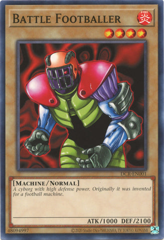 Battle Footballer (25th Anniversary) [DCR-EN001] Common Yu-Gi-Oh!