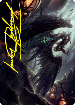 Beledros Witherbloom Art Card (Gold-Stamped Signature) [Strixhaven: School of Mages Art Series] Magic: The Gathering