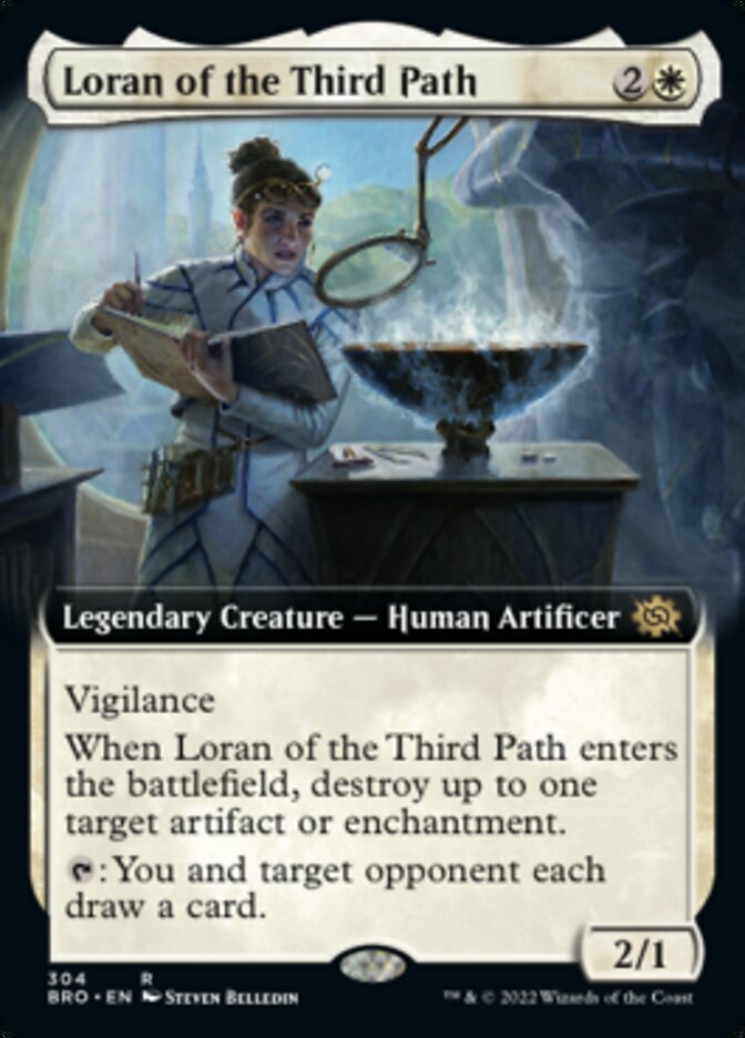 Loran of the Third Path (Extended Art) [The Brothers' War] Magic: The Gathering