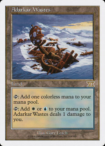 Adarkar Wastes [Classic Sixth Edition] Magic: The Gathering