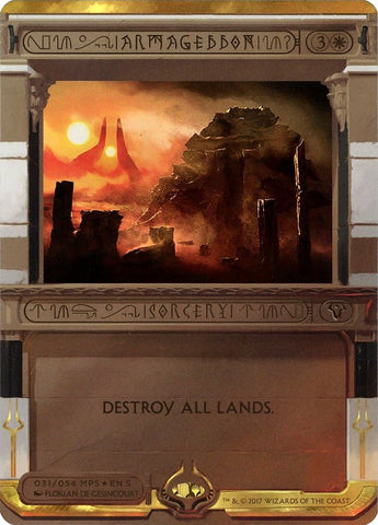 Armageddon (Invocation) [Amonkhet Invocations] Magic: The Gathering