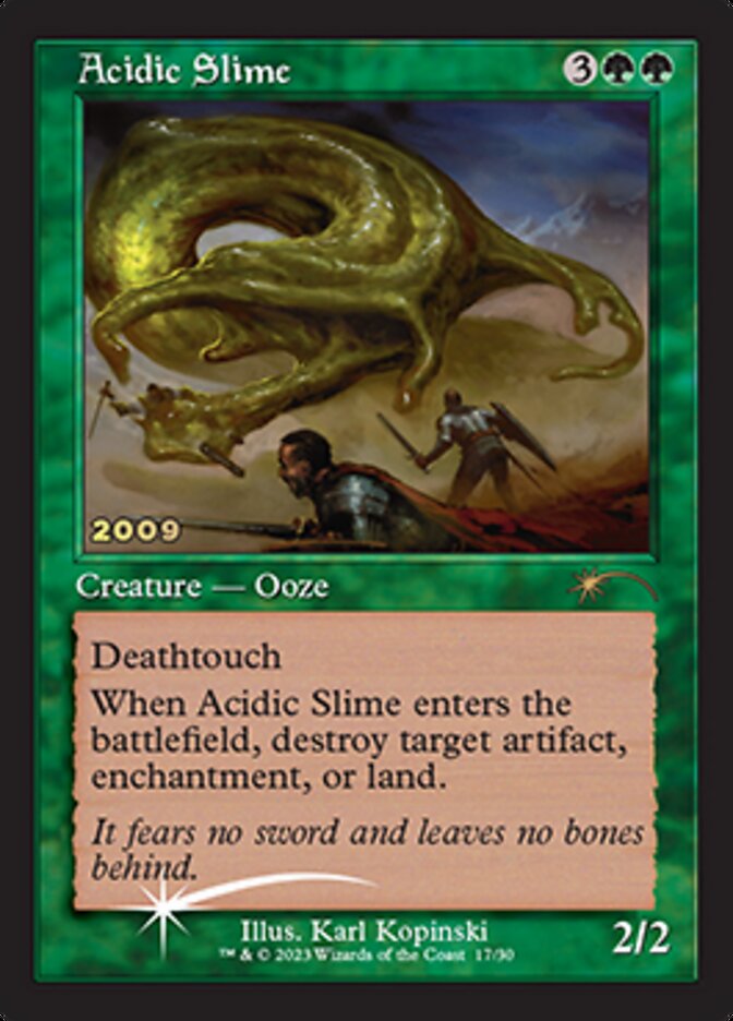 Acidic Slime [30th Anniversary Promos] Magic: The Gathering