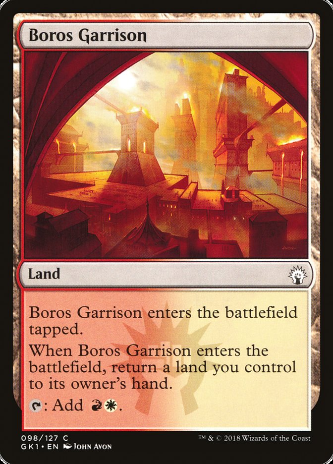 Boros Garrison [Guilds of Ravnica Guild Kit] Magic: The Gathering
