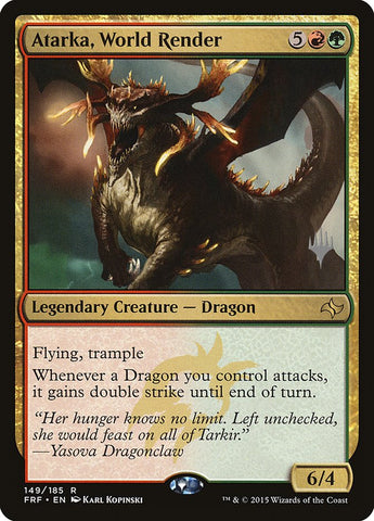 Atarka, World Render (Promo Pack) [Fate Reforged Promos] Magic: The Gathering