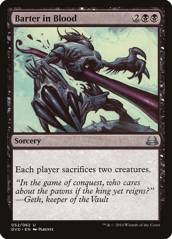 Barter in Blood (Divine vs. Demonic) [Duel Decks Anthology] Magic: The Gathering