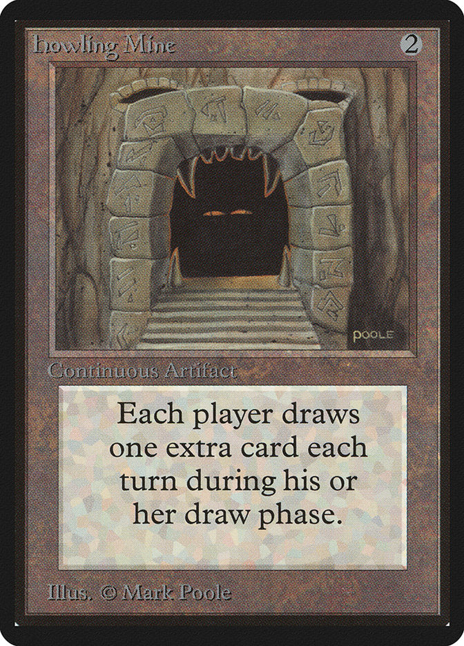 Howling Mine [Beta Edition] Magic: The Gathering