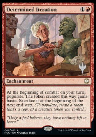 Determined Iteration (Promo Pack) [Streets of New Capenna Commander Promos] Magic: The Gathering
