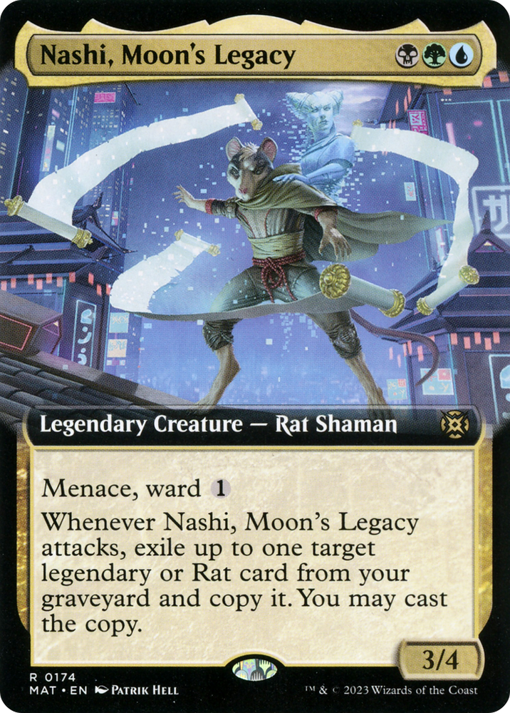 Nashi, Moon's Legacy (Extended Art) [March of the Machine: The Aftermath] Magic: The Gathering