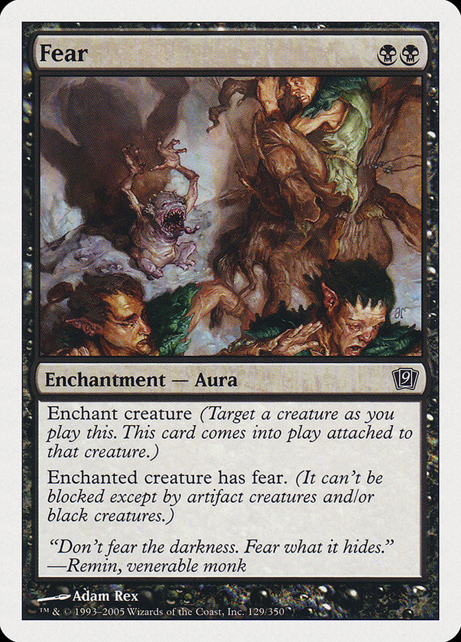 Fear [Ninth Edition] Magic: The Gathering