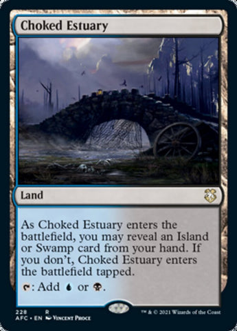 Choked Estuary [Dungeons & Dragons: Adventures in the Forgotten Realms Commander] Magic: The Gathering