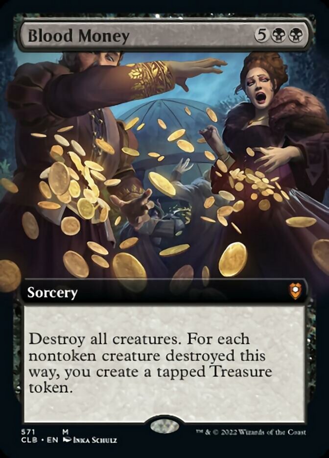 Blood Money (Extended Art) [Commander Legends: Battle for Baldur's Gate] Magic: The Gathering