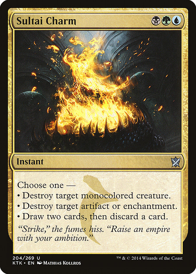 Sultai Charm [Khans of Tarkir] Magic: The Gathering