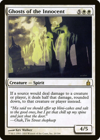 Ghosts of the Innocent [Ravnica: City of Guilds] Magic: The Gathering