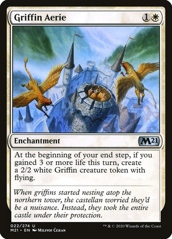 Griffin Aerie [Core Set 2021] Magic: The Gathering
