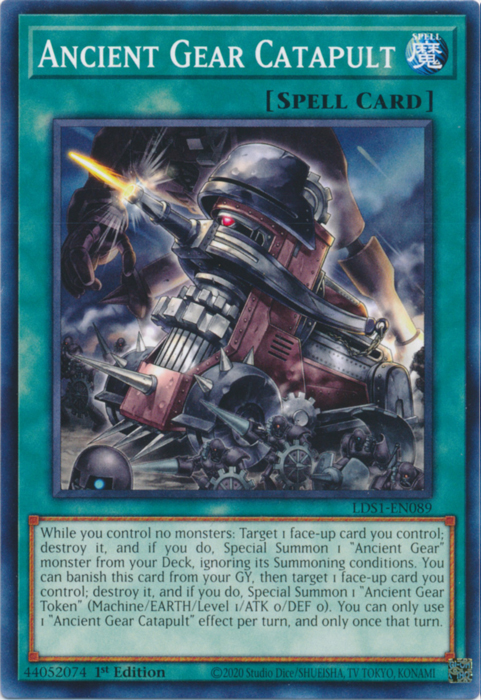 Ancient Gear Catapult [LDS1-EN089] Common Yu-Gi-Oh!