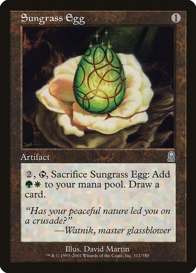 Sungrass Egg [Odyssey] Magic: The Gathering