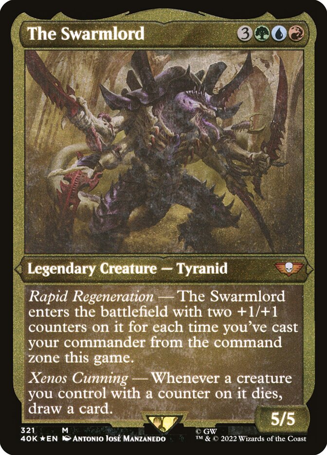The Swarmlord (Display Commander) [Warhammer 40,000] Magic: The Gathering