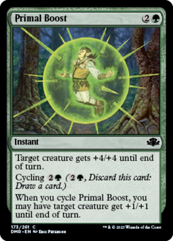 Primal Boost [Dominaria Remastered] Magic: The Gathering