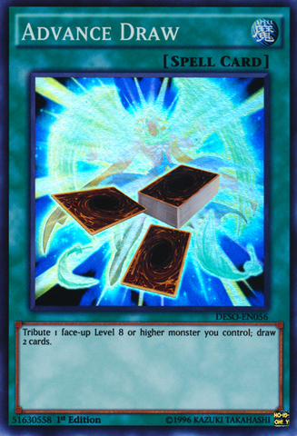 Advance Draw [DESO-EN056] Super Rare Yu-Gi-Oh!