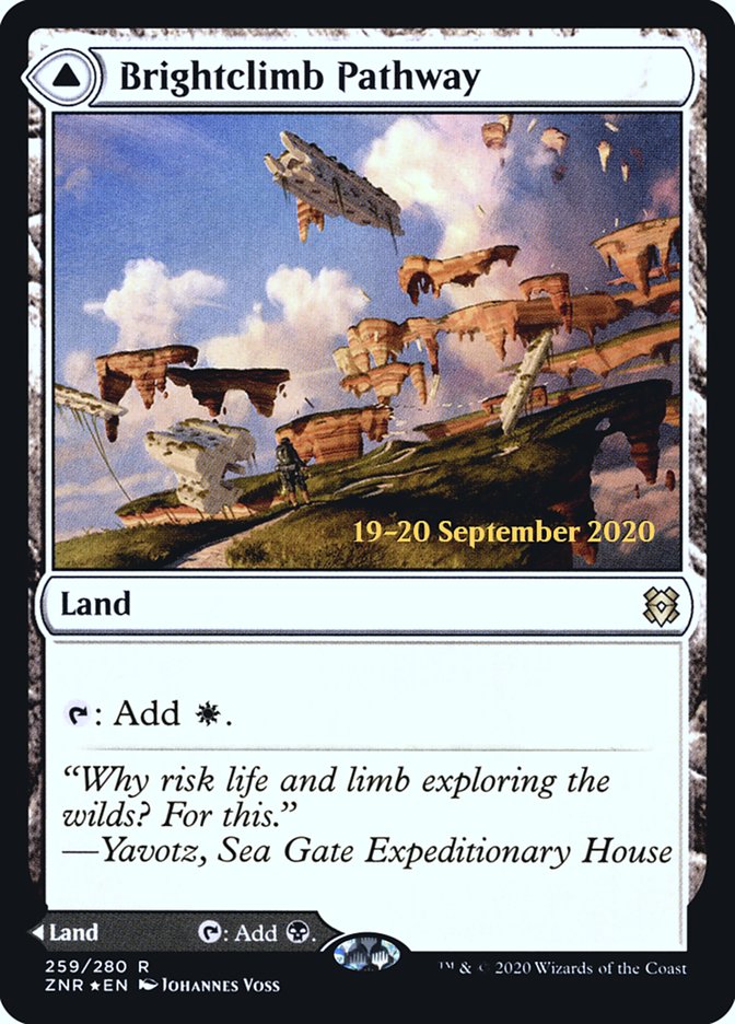 Brightclimb Pathway // Grimclimb Pathway [Zendikar Rising Prerelease Promos] Magic: The Gathering