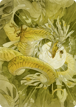 Brilliant Restoration Art Card [Kamigawa: Neon Dynasty Art Series] Magic: The Gathering