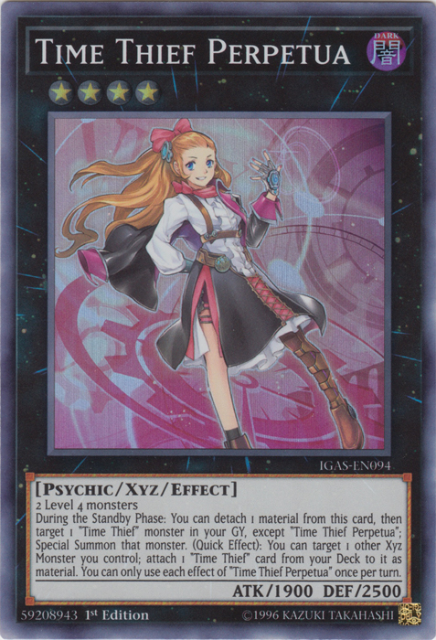 Time Thief Perpetua [IGAS-EN094] Super Rare Yu-Gi-Oh!