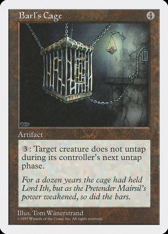 Barl's Cage [Fifth Edition] Magic: The Gathering