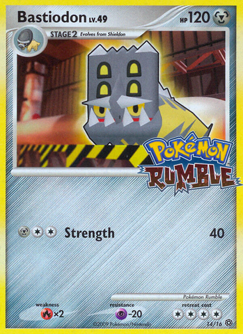 Bastiodon (14/16) [Pokémon Rumble] Pokémon
